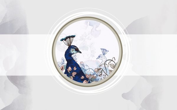 Modern And Beautiful 3D Three-dimensional Relief Peacock - Image 2