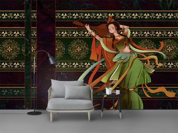 New Chinese Dunhuang Wallpaper