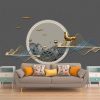 Pendant Golden Horse Artistic Conception Background Wallpaper - Image 3