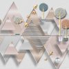Now 3d Triangle Mosaic Mountain Peak Forest Bird - Image 2