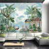Traditional Mughal garden illustration pattern for wallpaper - Image 3