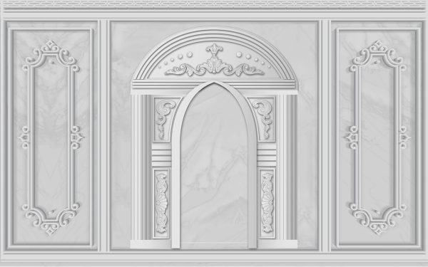 Modern 3d European Style Simple Pattern Background Wall - Image 2