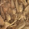 Angel, Wood carving in a thai - Image 3