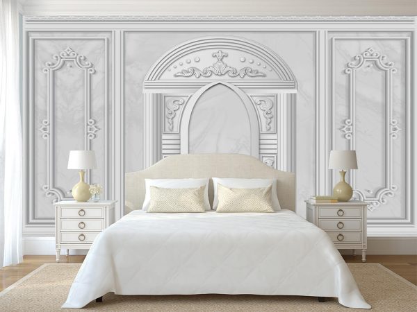 Modern 3d European Style Simple Pattern Background Wall - Image 3