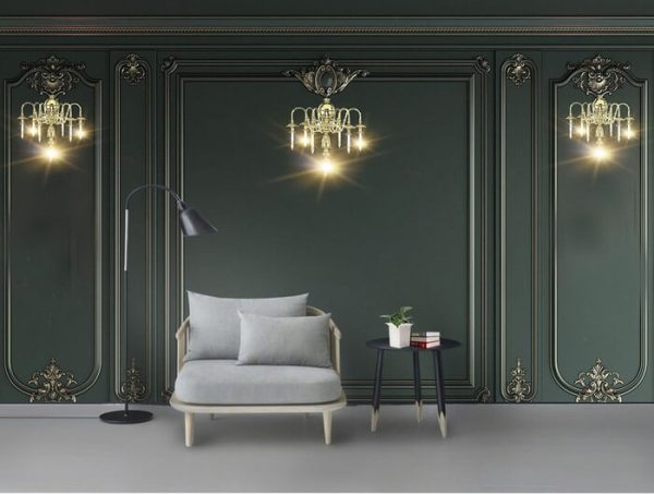 Modern 3d European Style Wall With Panels