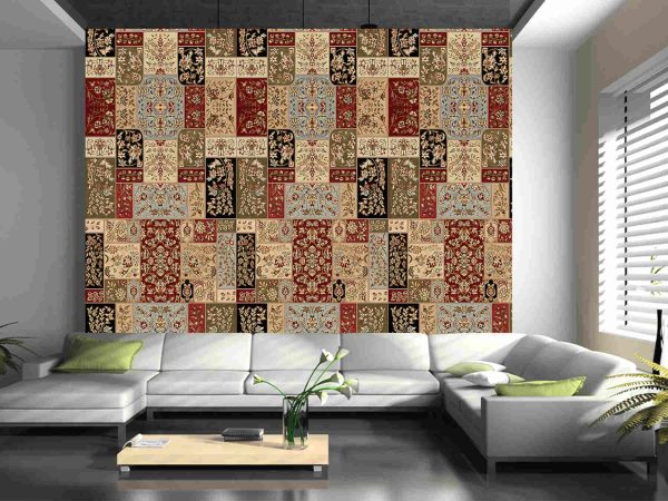 Abstract Mughal Seamless Pattern Background Design Vintage Tree Manual Art Work For Wallpaper Prints - Image 2
