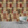 Abstract Mughal Seamless Pattern Background Design Vintage Tree Manual Art Work For Wallpaper Prints - Image 3