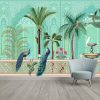 Chinoiseries peacock, Birds Palace garden royal Wallpaper - Image 2