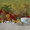 Ethnic border mughal art flower banch botanical flowers - Image 2