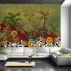 Ethnic border mughal art flower banch botanical flowers - Image 3
