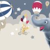 kids wallpaper night elephant - Image 2