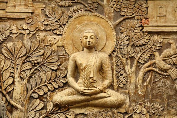 Buddha wooden carving