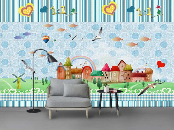 Cartoon Animation Children's Room Wallpaper - Image 2