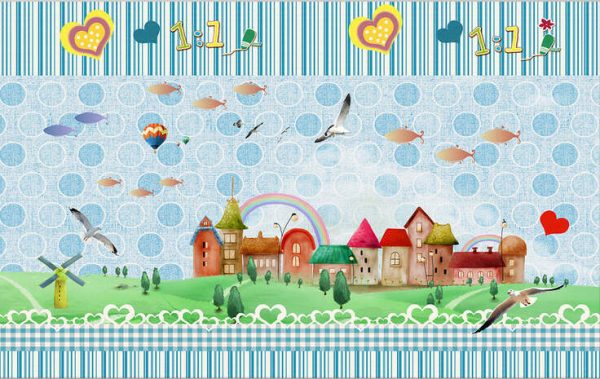 Cartoon Animation Children's Room Wallpaper - Image 3