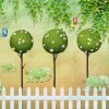 Cartoon Big Tree Forest Background Wallpaper - Image 3