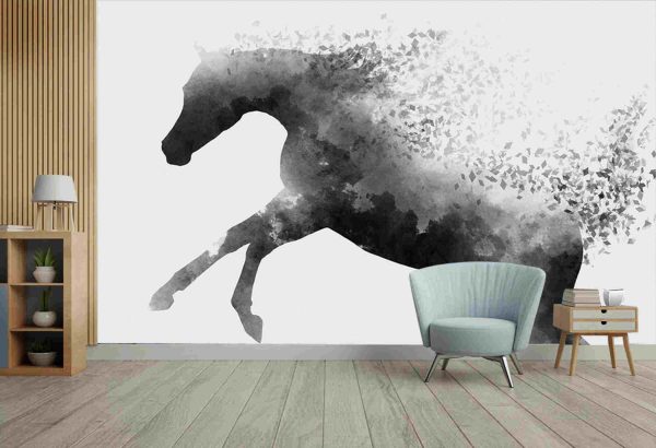 Drawing-Ink-Animal-Horse-Simple-Fragmented-Creative - Image 3