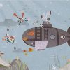 Cartoon Children's Room Underwater World Wallpaper - Image 2