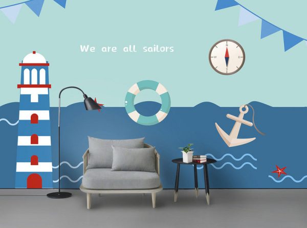Cartoon Ocean Series Creative Wallpaper - Image 2