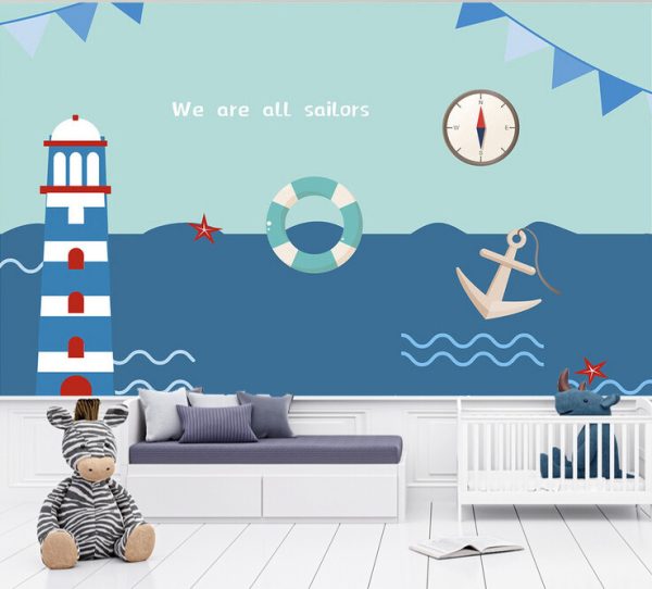 Cartoon Ocean Series Creative Wallpaper - Image 3