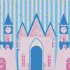 Cute Castle Oil Painting Children's Room Background Wallpaper - Image 2
