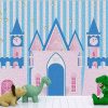 Cute Castle Oil Painting Children's Room Background Wallpaper - Image 3