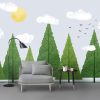 Drawing Of Tree Woods Children's Room - Image 2