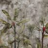 Banana tree wallpaper design, vintage background, tropical leaf wallpaper for room - Image 2