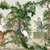 Jungle landscape with animals. - Image 2