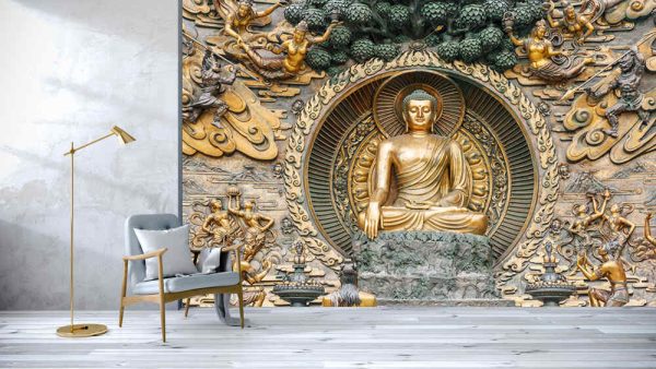 Beautiful Buddha Carving - Image 3