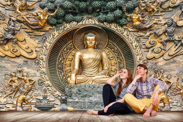 Beautiful Buddha Carving