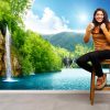 Waterfall in deep forest of Croatia , Wallpaper for walls - Image 3