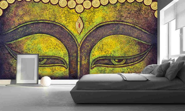 Buddha acrylic painting on canvas - Image 3
