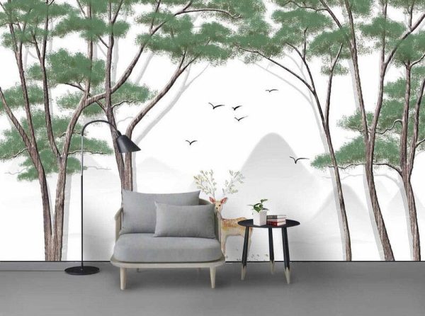 Modern And Simple Remote Mountain Forest