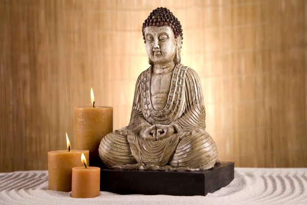 Buddha closeup, religious concept - Image 2