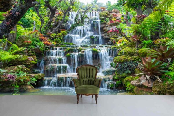 Waterfall in Thailand.View of waterfall in beautiful garden at sakon nakhon province,Thailand. - Image 3