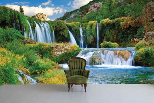 Waterfall Veliki Buk on river Zrmanja in Croatia (Kroatien, Hrvatska) - summer rafting adventures - Image 2