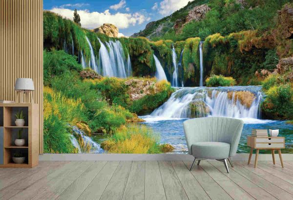 Waterfall Veliki Buk on river Zrmanja in Croatia (Kroatien, Hrvatska) - summer rafting adventures - Image 3