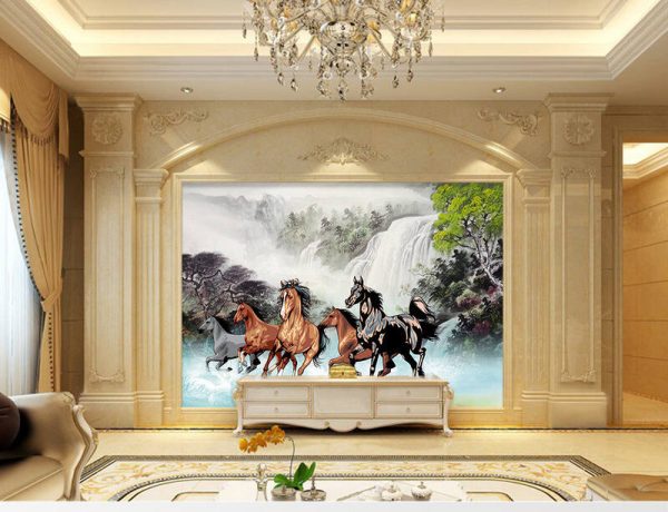 Painting-Style-Horse-Landscape-Pattern