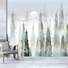 Modern Forest Bird Wallpaper - Image 3