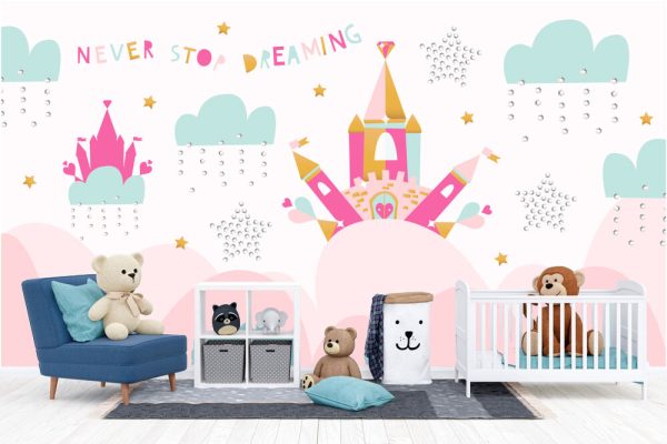 Creative kids graphic illustration for print on the wall