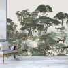 Safari Panorama Landscape Seamless Border - Image 2