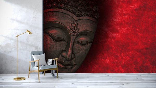 Buddha image with red background - Image 3