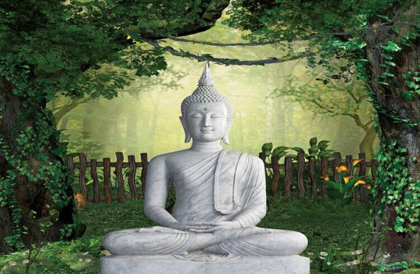 Buddha in forest - Image 2