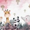 Cute animals wallpaper for kids rooms - Image 2