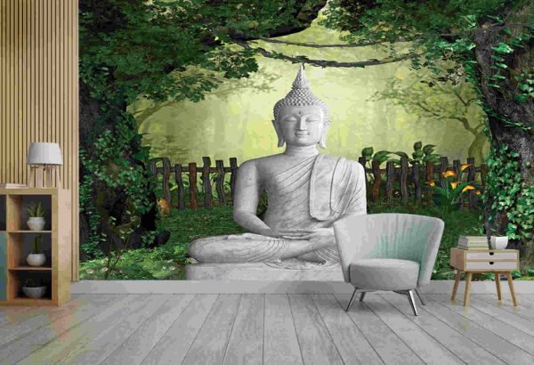 Buddha in forest