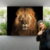 Lion king isolated on black - Image 2