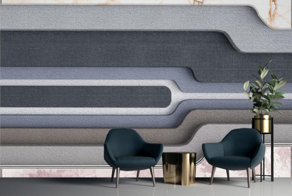 Modern Beautiful Geometric Marble Fashion Background Wall