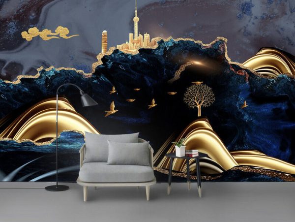 Modern New Luxury Mural Wall
