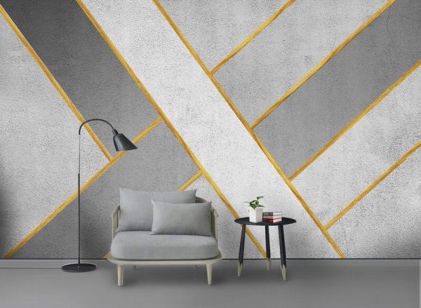 Modern Minimalist Geometric Square Background Wall